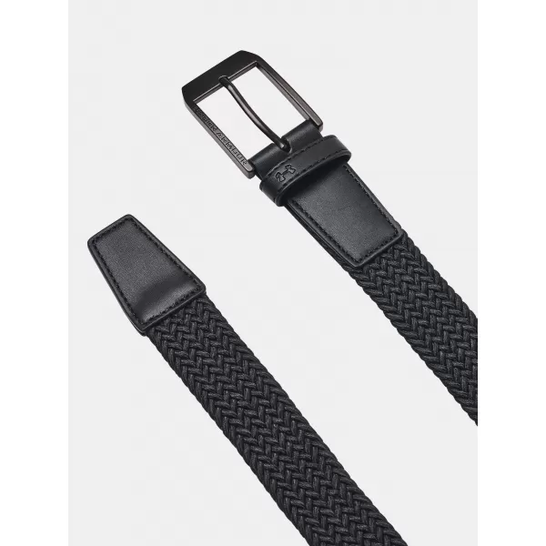  Cureaua pentru barbati UNDER ARMOUR M BRAIDED GOLF BELT 1387746-001 NEGRU 