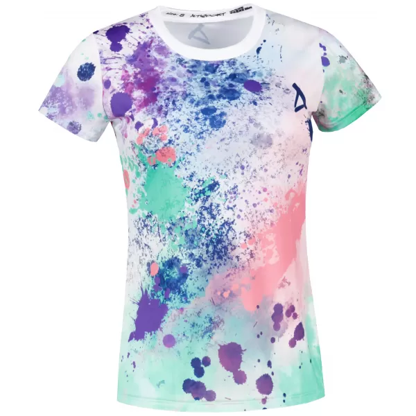  Tricou funcțional premium pentru femei ALTISPORT VOJ/ALW055TR01 VIOLET/VERDE 