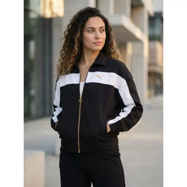  Geacă pentru doamne PUMA T7 RELAXED TRACK JACKET 632137-01 NEGRU 