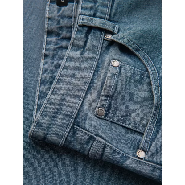  Pantaloni scurţi OMBRE OM-SRDS-0164 ALBASTRU DESCHIS 