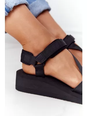 Sandale dama BIG STAR FF274A349 NEGRI Pantofi Big Star