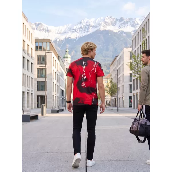  Premium funcțional pentru bărbați ALTISPORT VOJ/ALM113TR01 ROŞU 