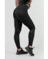 Jambiere sport de damă cu plasă INTENSE 838 BLACK Nebbia