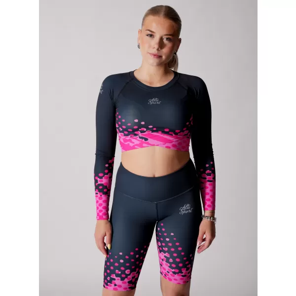  Premium de cultură funcțională pentru femei ALTISPORT VOJ/ALW109TR04 ROZ-NEGRU 