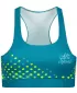 Premium de sutien sport funcțional pentru femei ALTISPORT VOJ/ALW109POD01 EMERALD/FLUO YELLOW