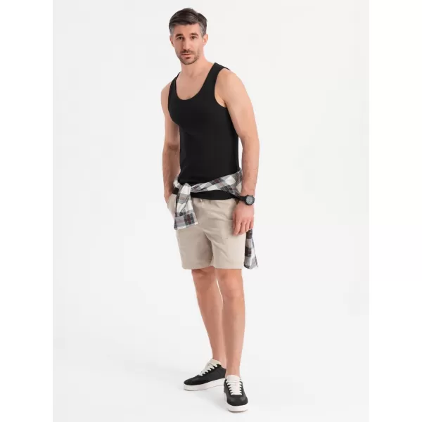  Cămaşă OMBRE OM-TSBT-0239 NEGRU 