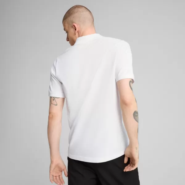  Mens t -thirt cu guler PUMA ESS PIQUE POLO 682554-02 ALB 