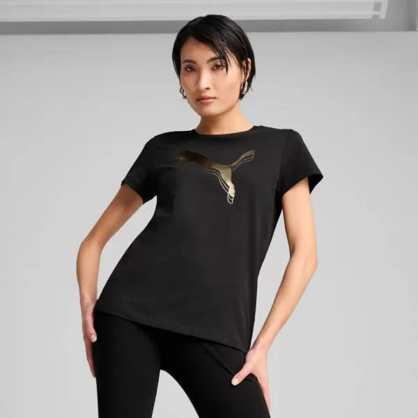  Cămaşă PUMA ESS METALLIC TEE 684995-51 NEGRU 