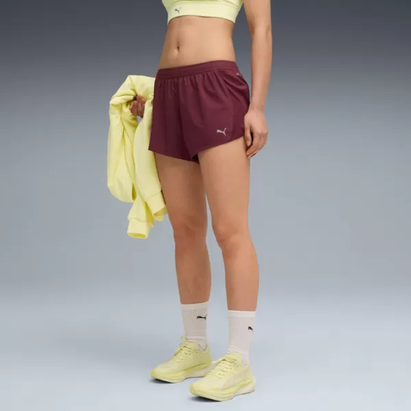  Pantaloni scurți pentru doamne PUMA W RUN VELOCITY 3 SHORT 526585-96 ROŞU 