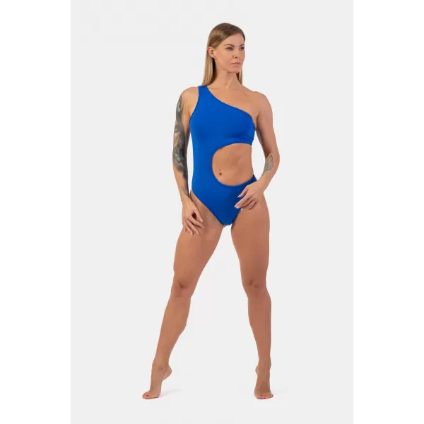  Monokini asimetric pe un umăr 459 BLUE Nebbia 