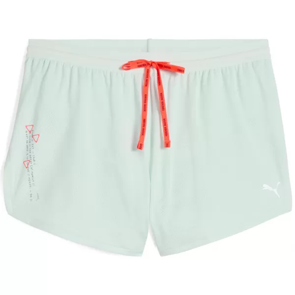  Pantaloni scurți pentru doamne PUMA EVRYDAY KNIT 3 SPLT SHRT ?W 526664_50 ALBASTRU PAȘNIC 