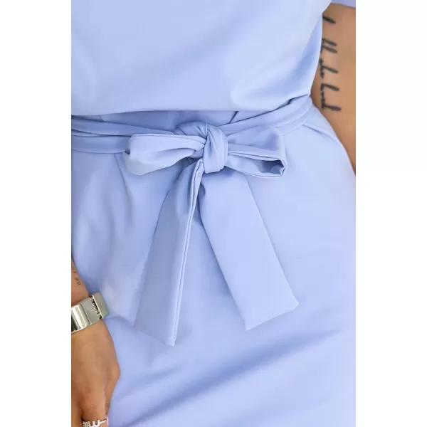  Rochie NUMOCO ROXI 240-6 ALBASTRU DESCHIS 