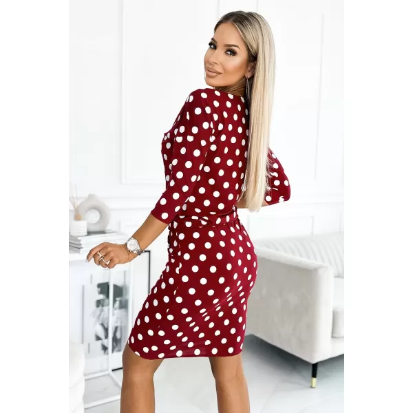  Rochie NUMOCO 13-164 BURGUNDIA 