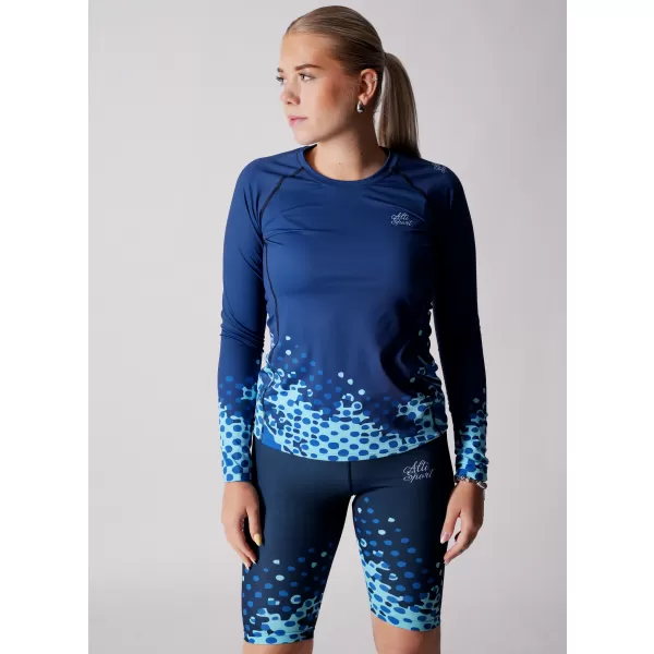  Tricou funcțional pentru femei cu mâneci lungi premium ALTISPORT VOJ/ALW109TR03 REGAL 