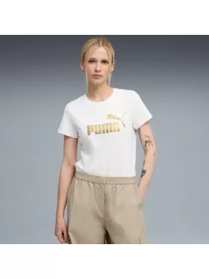Cămaşă PUMA ESS METALLIC NO. 1 LOGO TEE 631536-52 ALB