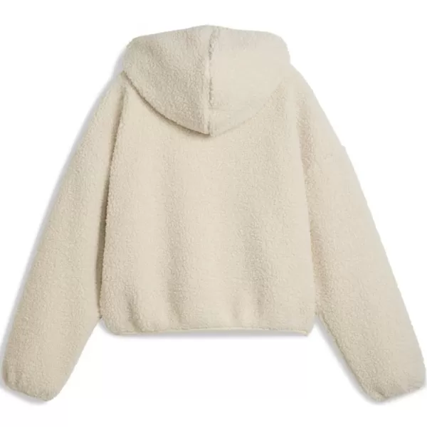  Panoul pentru doamne PUMA WARDROBE ESS OVERSIZED POLAR FLEECE HOODIE 632048-87 ALB 