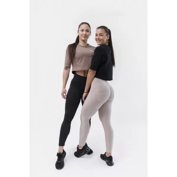  Leggings cu talie înaltă cu efect de ridicare Bubble Butt 587 CREAM Nebbia 