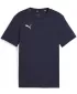 T -thirt PUMA TEAMGOAL CASUALS TEE JR 658616_06 PUMA NAVY/PUMA WHITE