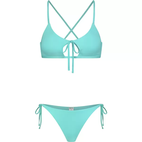  Bikini pentru femei - partea de sus NORDBLANC NBSSS8211 TURCOAZ 
