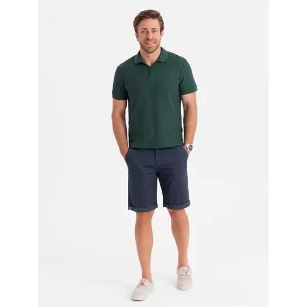  Pantaloni scurţi OMBRE OM-SRCS-0197 ALBASTRU MARIN 
