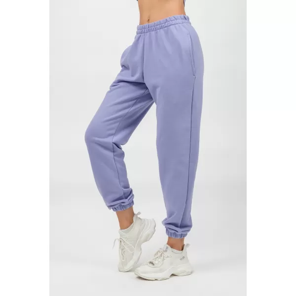  Pantaloni de trening sport largi GYM TIME 281 LIGHT PURPLE Nebbia 