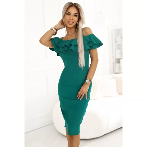  Rochie NUMOCO CARMEN 599-2 KAKI 