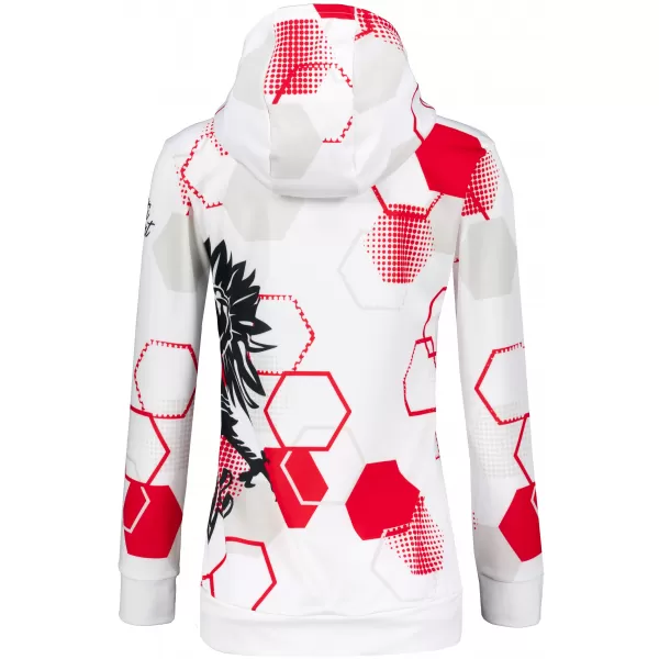  Premium cu hanorac funcțional pentru femei ALTISPORT VOJ/ALW036PL/MI01 HEXA-WH 