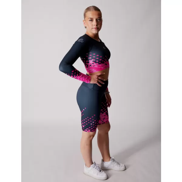 Premium de cultură funcțională pentru femei ALTISPORT VOJ/ALW109TR04 ROZ-NEGRU 