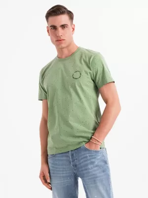 Cămaşă OMBRE OM-TSFP-0186 VERDE