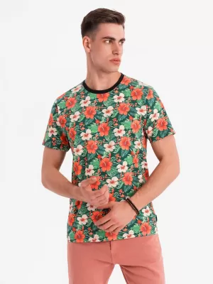 Cămaşă OMBRE OM-TSFP-0249 NEGRU