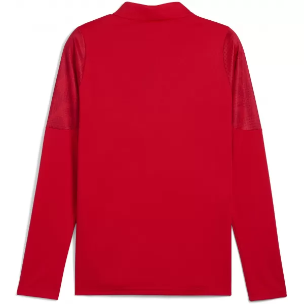  Sacou PUMA TEAMCUP TRAINING JACKET 659165_01 PUMA RED/PUMA SILVER 
