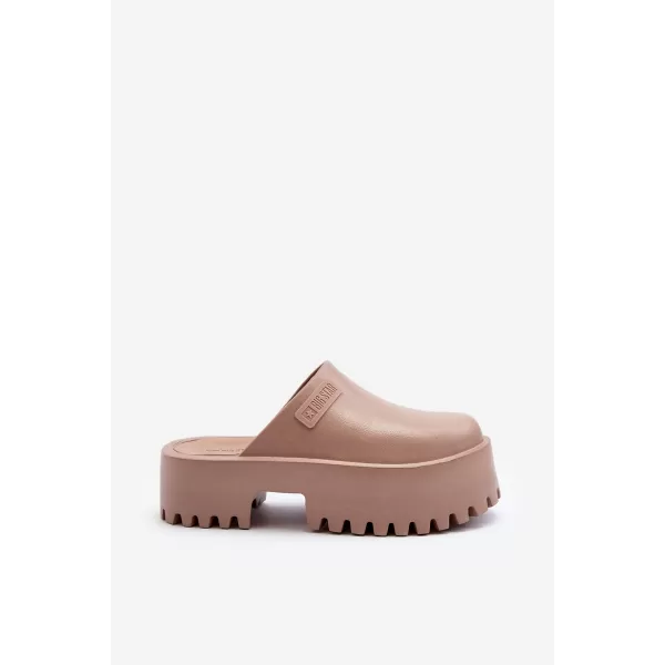  Papuci dama BIG STAR NN274016 BEJ Pantofi Big Star 