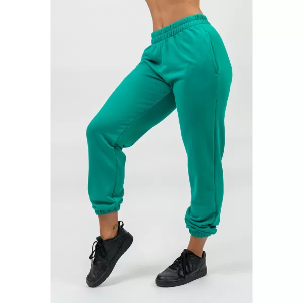  Pantaloni de trening sport largi GYM TIME 281 VERDE Nebbia 