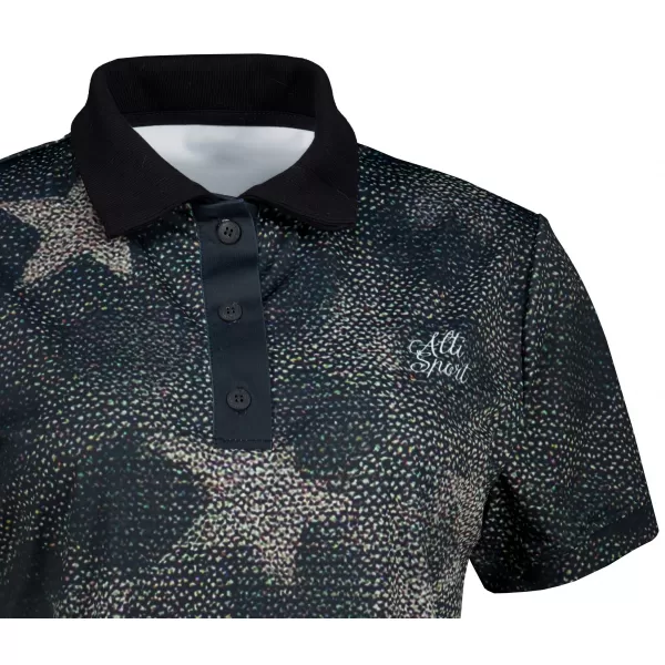  Tricou funcțional pentru femei cu guler premium ALTISPORT VOJ/ALW111TR05 STELE 