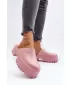 Papuci dama BIG STAR NN274020 ROZ Pantofi Big Star