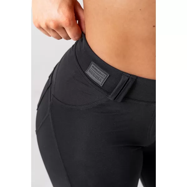  Leggings Bubble Butt 2.0 MAXIMUM PUSH-UP 306 NEGRU Nebbia 