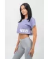 Tricou crop top POWERHOUSE 279 LIGHT PURPLE Nebbia