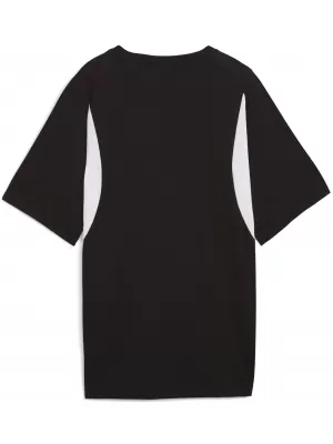 Cămaşă PUMA TEAMEVOSTRIPE TEE WMN 659959_03 PUMA BLACK/PUMA SILVER