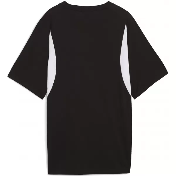  Cămaşă PUMA TEAMEVOSTRIPE TEE WMN 659959_03 PUMA BLACK/PUMA SILVER 