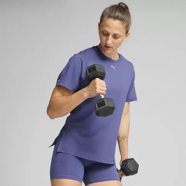  Cămaşă PUMA CLOUDSPUN TEE - REG 525776_46 CRISTAL ALBASTRU 