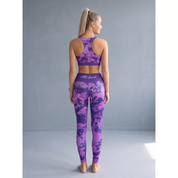  Premium de sutien sport funcțional pentru femei ALTISPORT VOJ/ALW110POD01 VIOLET 
