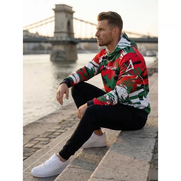  Premium cu hanorac funcțional pentru bărbați ALTISPORT VOJ/ALM036HU/MI01 HU 