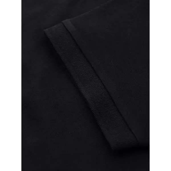  Tricou pentru bărbați OMBRE OM-POSS-0148 NEGRU 