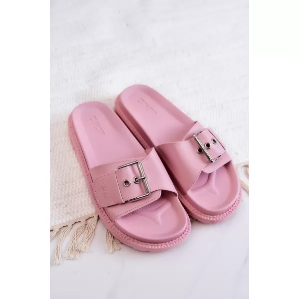  Papuci de moda dama BIG STAR JJ274A308 ROZ Pantofi Big Star 