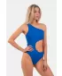 Monokini asimetric pe un umăr 459 BLUE Nebbia