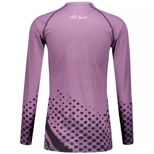  Tricou funcțional pentru femei cu mâneci lungi premium ALTISPORT VOJ/ALW109TR03 VIOLET 