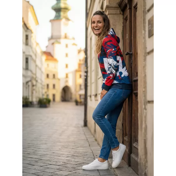  Premium cu hanorac funcțional pentru femei ALTISPORT VOJ/ALW036SL/MI01 SL 