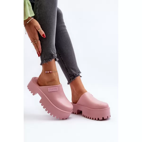 Papuci dama BIG STAR NN274020 ROZ Pantofi Big Star 