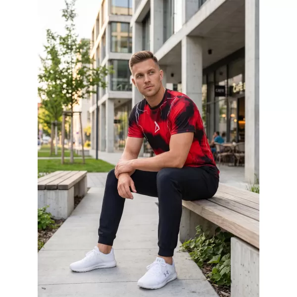  Premium funcțional pentru bărbați ALTISPORT VOJ/ALM113TR01 ROŞU 