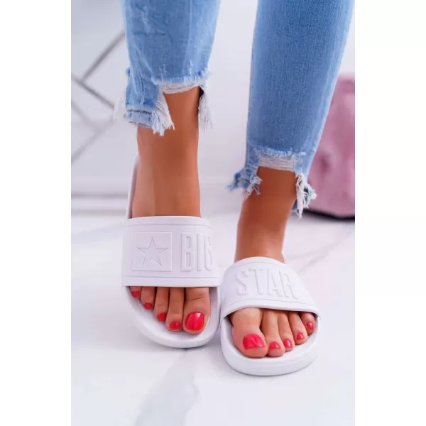  Papuci dama BIG STAR DD274A268 WHITE Pantofi Big Star 